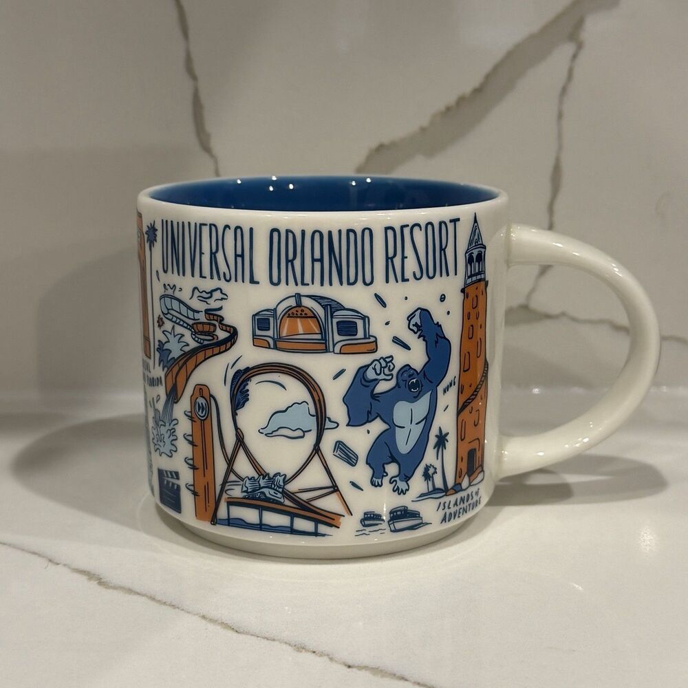 Starbucks Universal Studios Orlando Resort Been There Series Ceramic Mug 14oz
